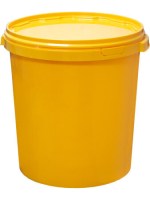Ведро пластиковое 30 л , желтое